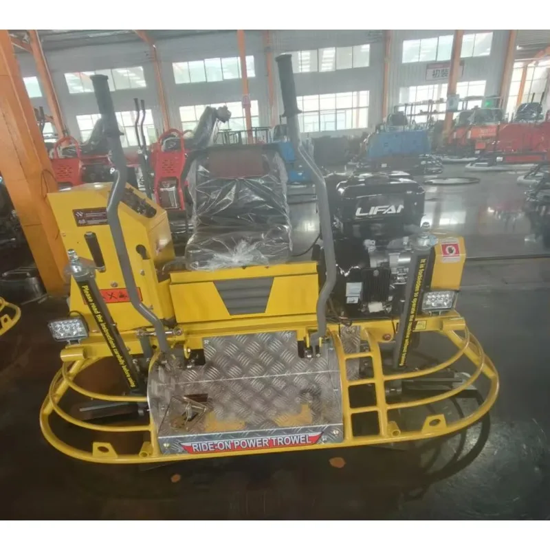 Driving Type Leveler Robin Power Trowel Machine Ride on Power Trowel High-speed Maintenance-free and Low-driving