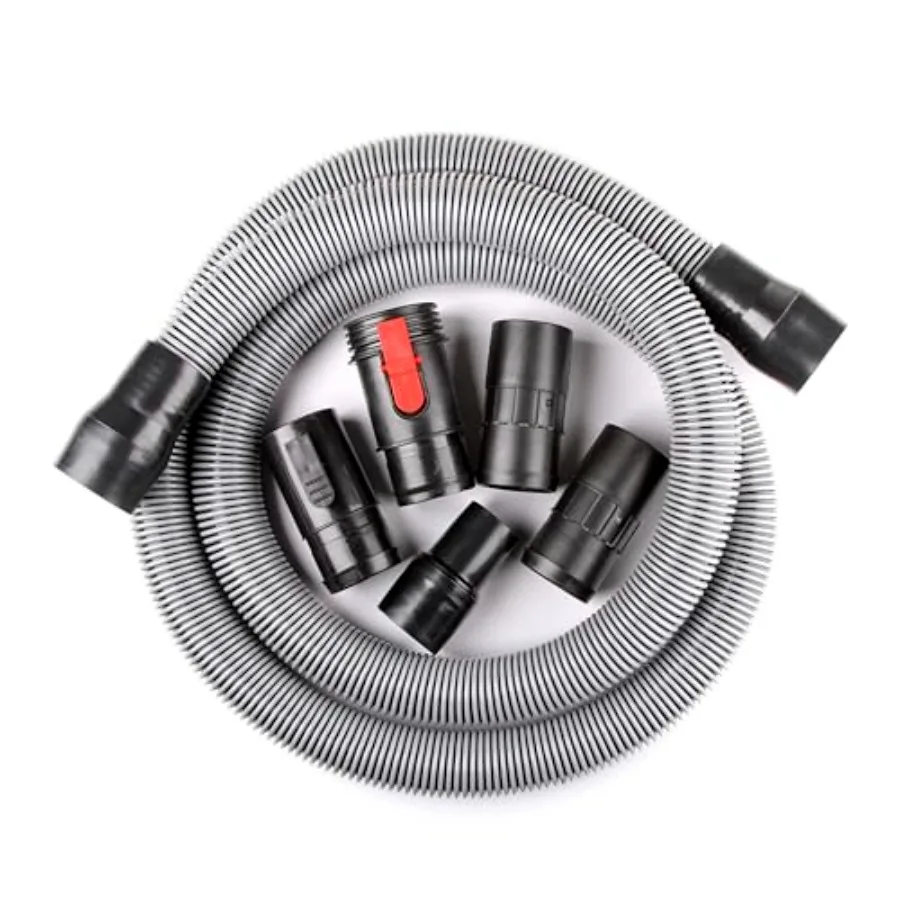 

Shop Vacuum Accessories WS17823A Long Hose Attachment 1-7/8-inch x 10-feet Heavy Duty Contractor Hose for Wet Dry Shop Vacuum C