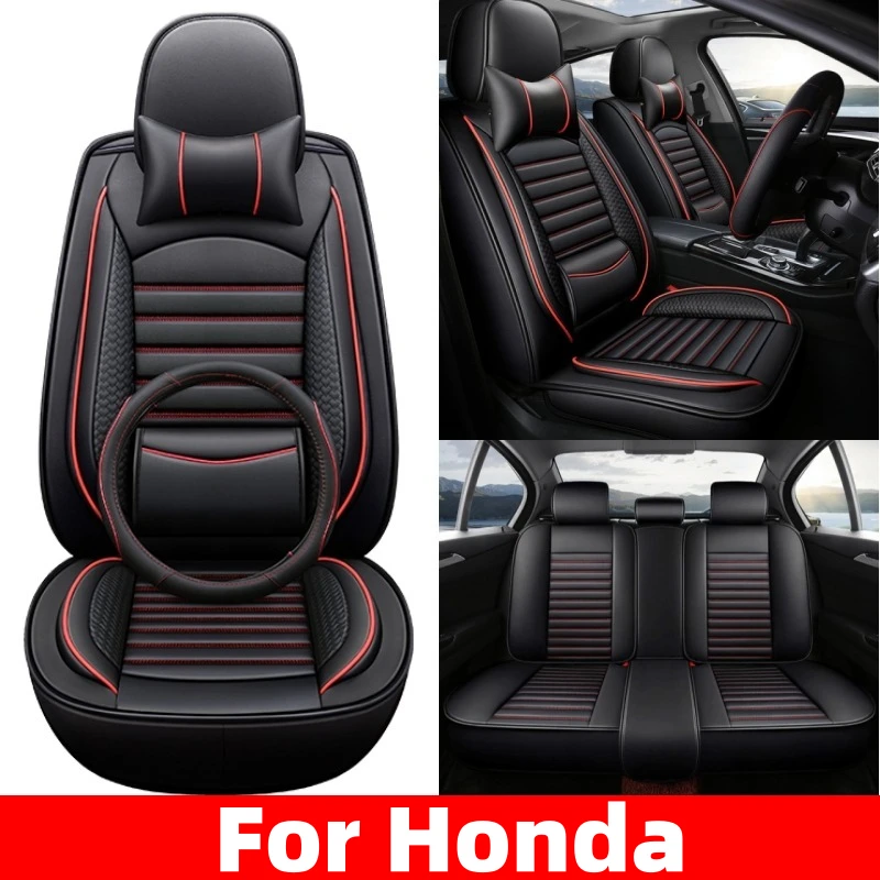 

Car seat cover waterproof artificial leather wear-resistant full-wrapped four-season seat cover For Honda HR-V 2016-2025