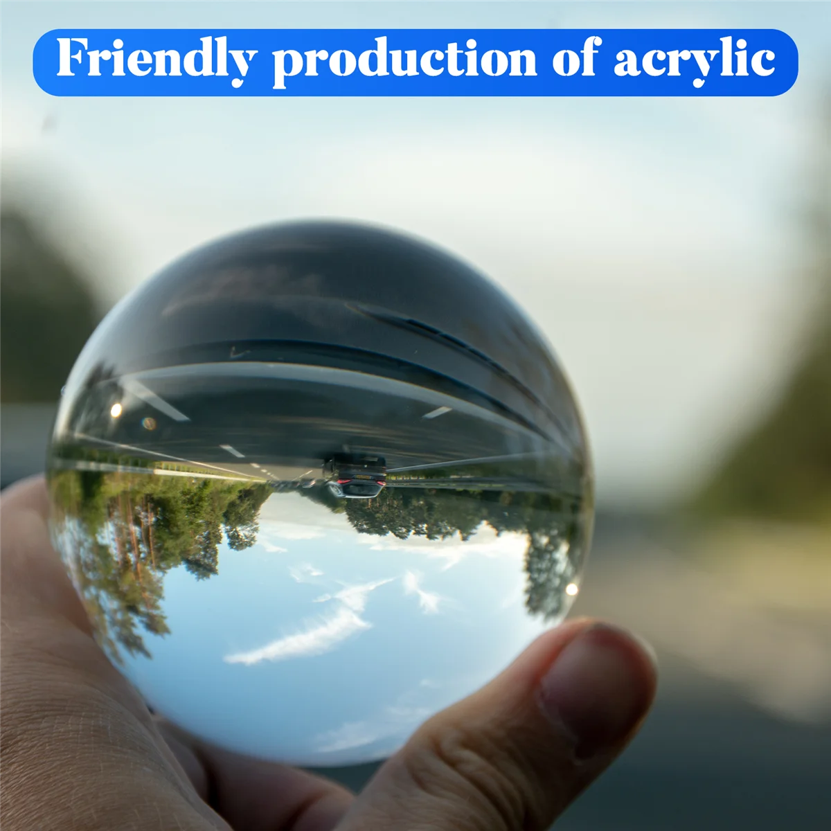 Прозрачный акриловый шар, 60 мм
