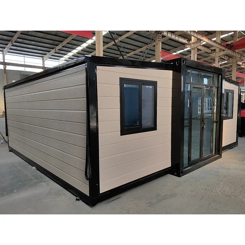 Factory Direct Supply 20Ft Fold Office Easy Prefabricated Container House Prefabricated Expandable Granny Flat House