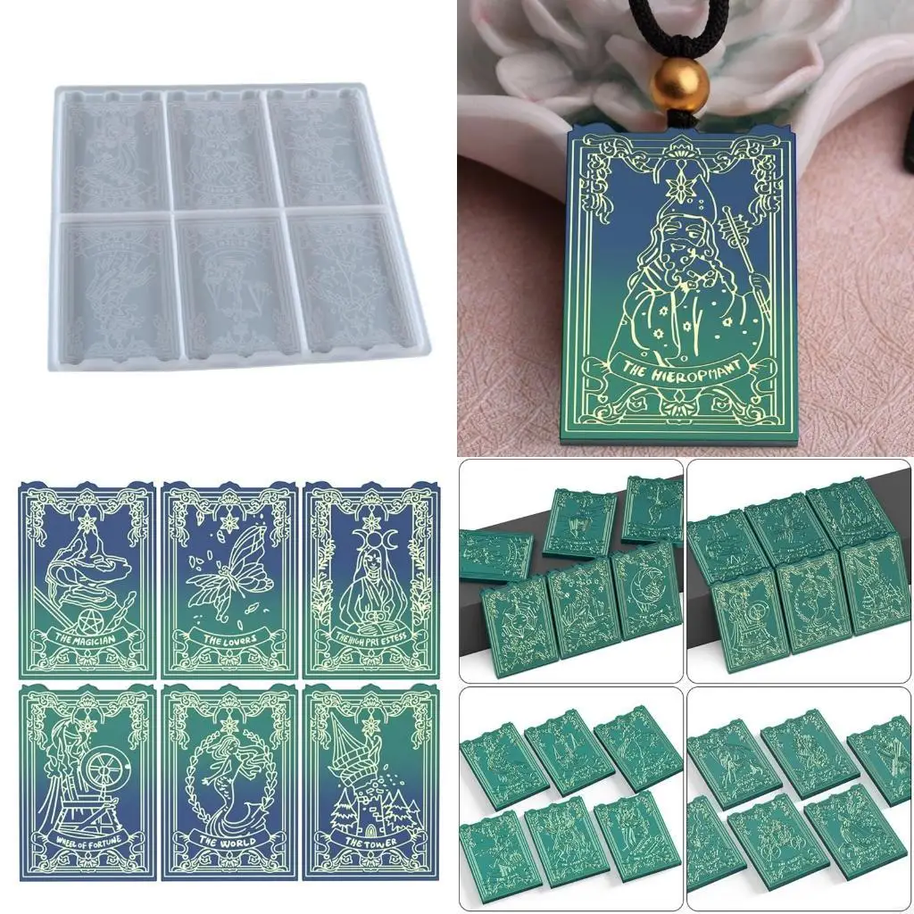 

1шт/4шт силиконовые формы для DIY Taluo Games кулон изготовления ювелирных изделий из смолы