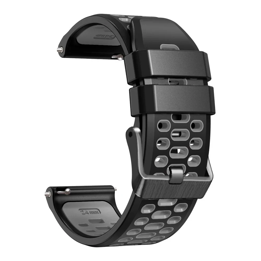 24mm Strap For TicWatch Pro 5 Band Replacement Wristband For TicWatch Pro 5 Smartwatch Silicone Sports Watchband Bracelet Correa