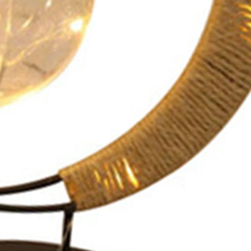 Lámpara LED con forma de bola de Luna, lámpara de mesa de bola de deseos de corazón de niña, decoración de dormitorio, luz nocturna