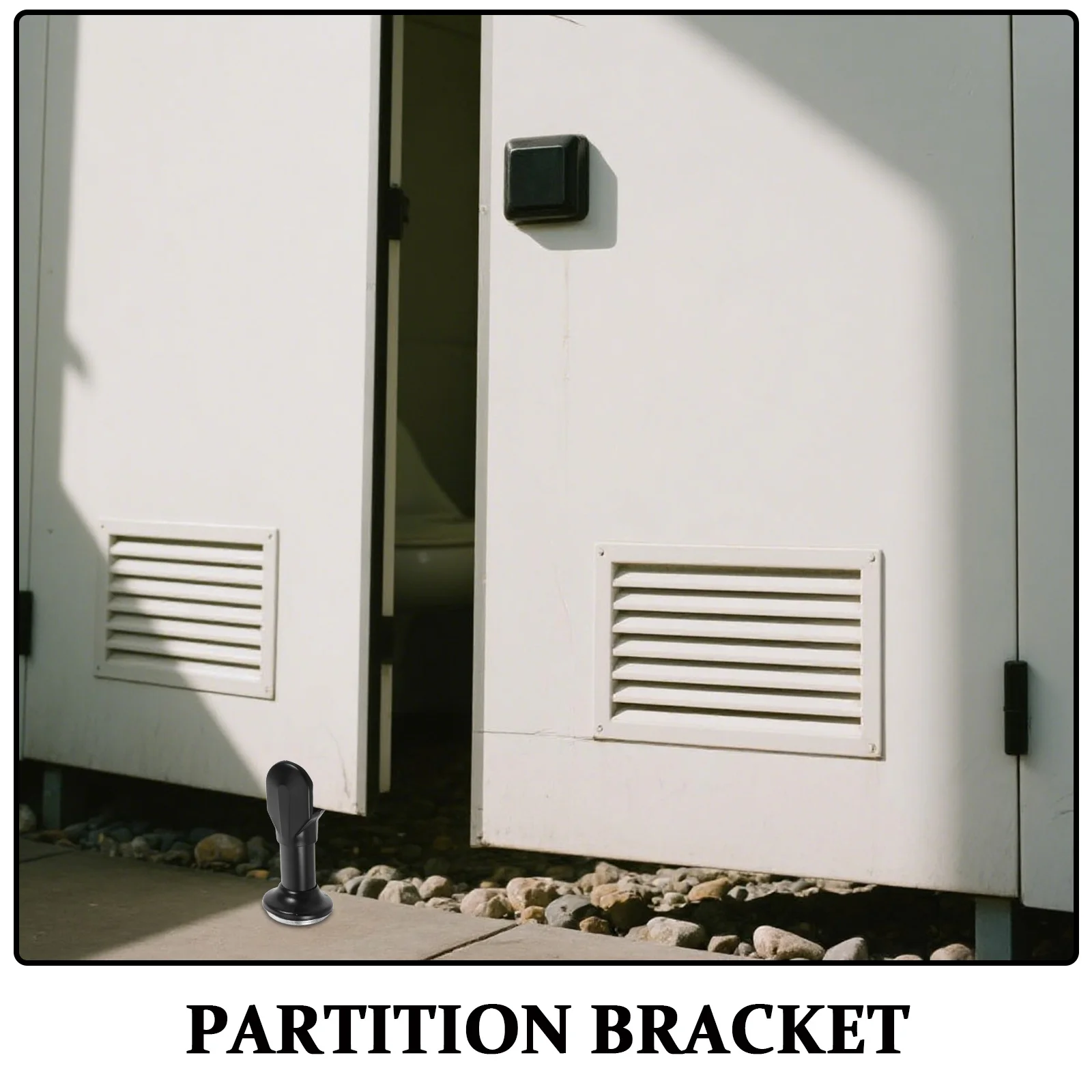 4 個のステンレス鋼の浴室パーティションブラケットヘビーデューティトイレサポートフットハードウェア公衆トイレアクセサリー