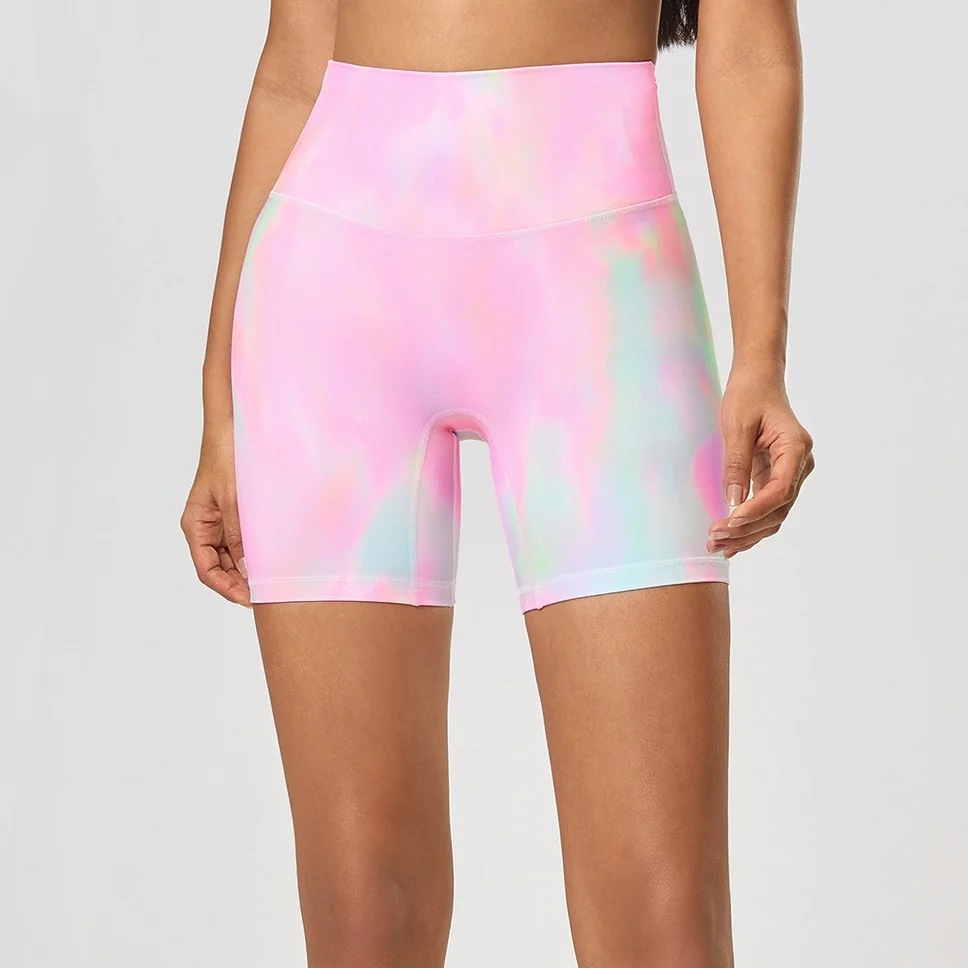 

Шорты для йоги с высокой талией для женщин, бесшовные шорты для тренировок в тренажерном зале, высокоэластичные шорты для фитнеса, колготки, брюки с подтяжкой ягодиц, спортивная одежда