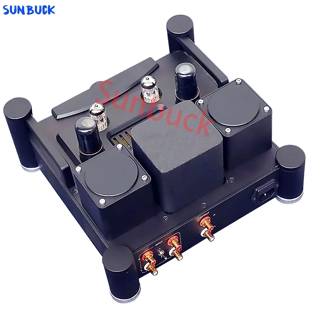 12AX7 6V6X2 E400 シングルエンド クラス A チューブ プリアンプ チューブ ヘッドフォン アンプは、HD800 T1 およびその他のヘッドフォンに適しています。