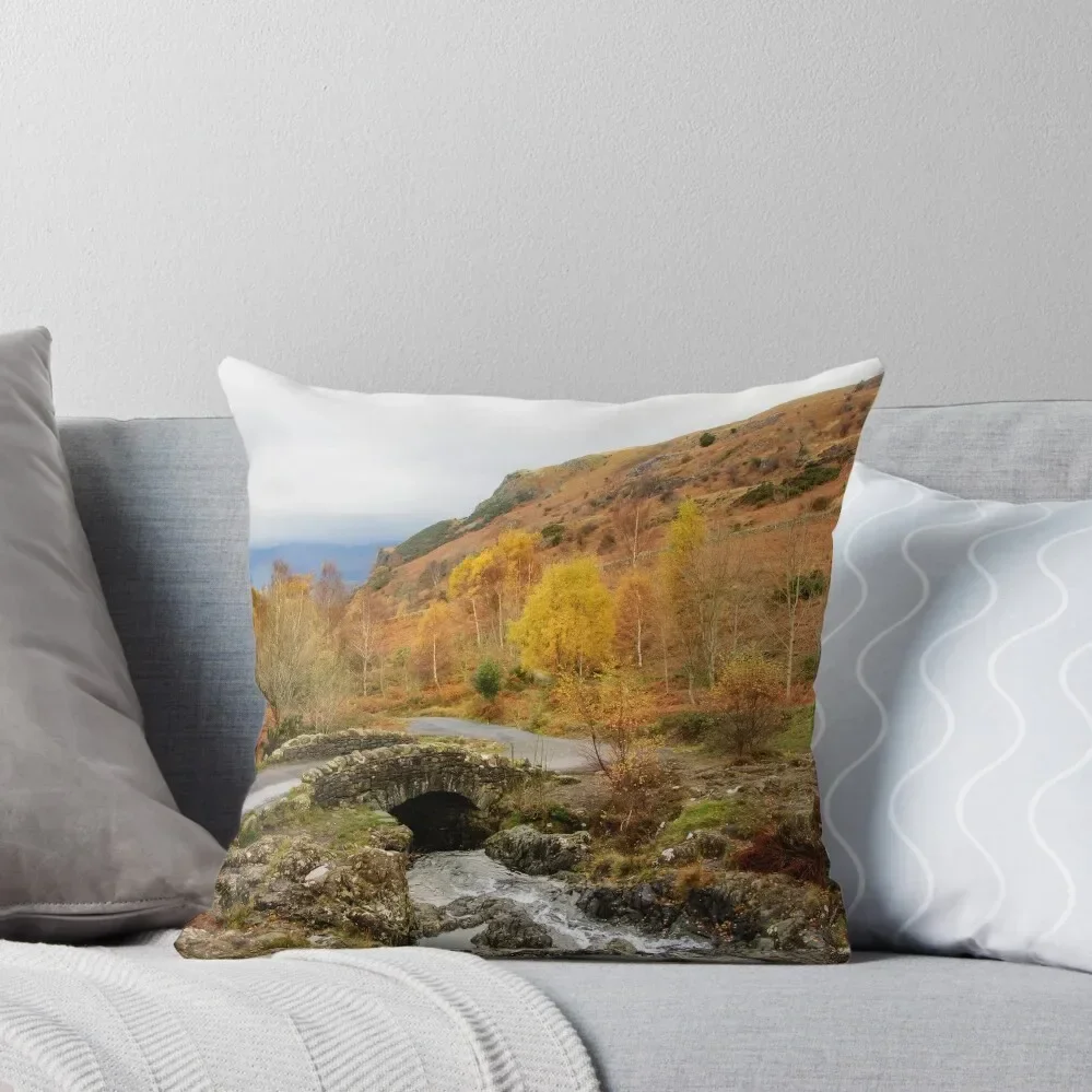 Ashness Bridge Throw Pillow Custom Cushion Rectangular Cushion Cover pillow