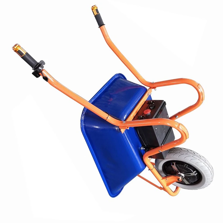 【Best-selling】150kg Load Electric Single Wheel Hand Trolley Cart Electric Battery Electric Wheelbarrow - Image 4