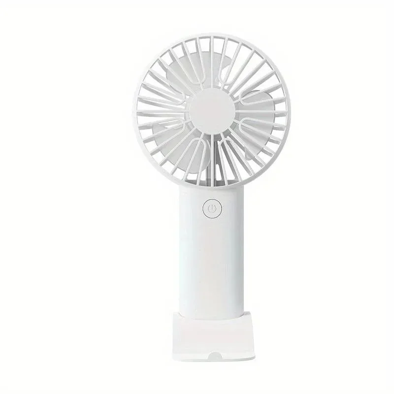 Rechargeable Portable Handheld Mini USB Fan with Phone Holder
