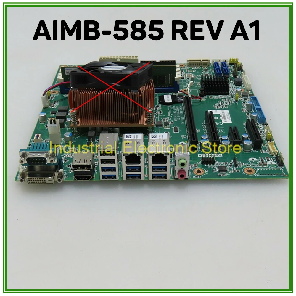 For Advantech Industrial Control Motherboard Support Xeon® E3/ Core i7/i5/i3 LGA1151 MicroATX AIMB-585 AIMB-585QG2-00A1E