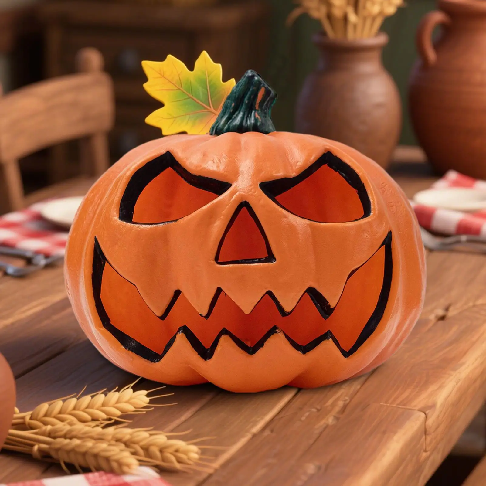 

Тыквенные огни, уличные 8-дюймовые декоративные праздничные огни, украшение стола на Хэллоуин для спальни, гостиной, кабинета, крыльца, сада