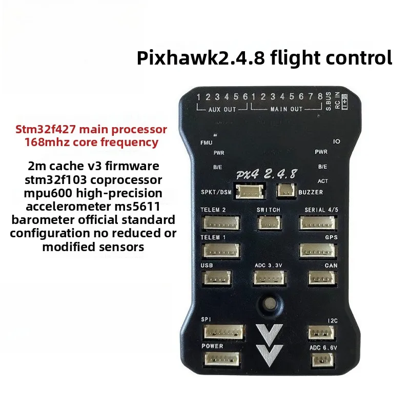 Pixhawk 2.4.8 Flight Control 32-bit PIX Development Board PX4/APM Multi-Axis Fixed Wing Car Intelligent AI