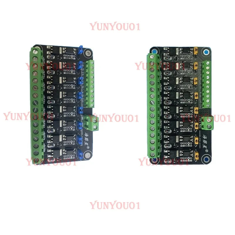 8 Channel MOSFET Module Microcontroller PLC Amplification Field-effect Drive Tube Optocoupler Isolation PWM Control Light Switc