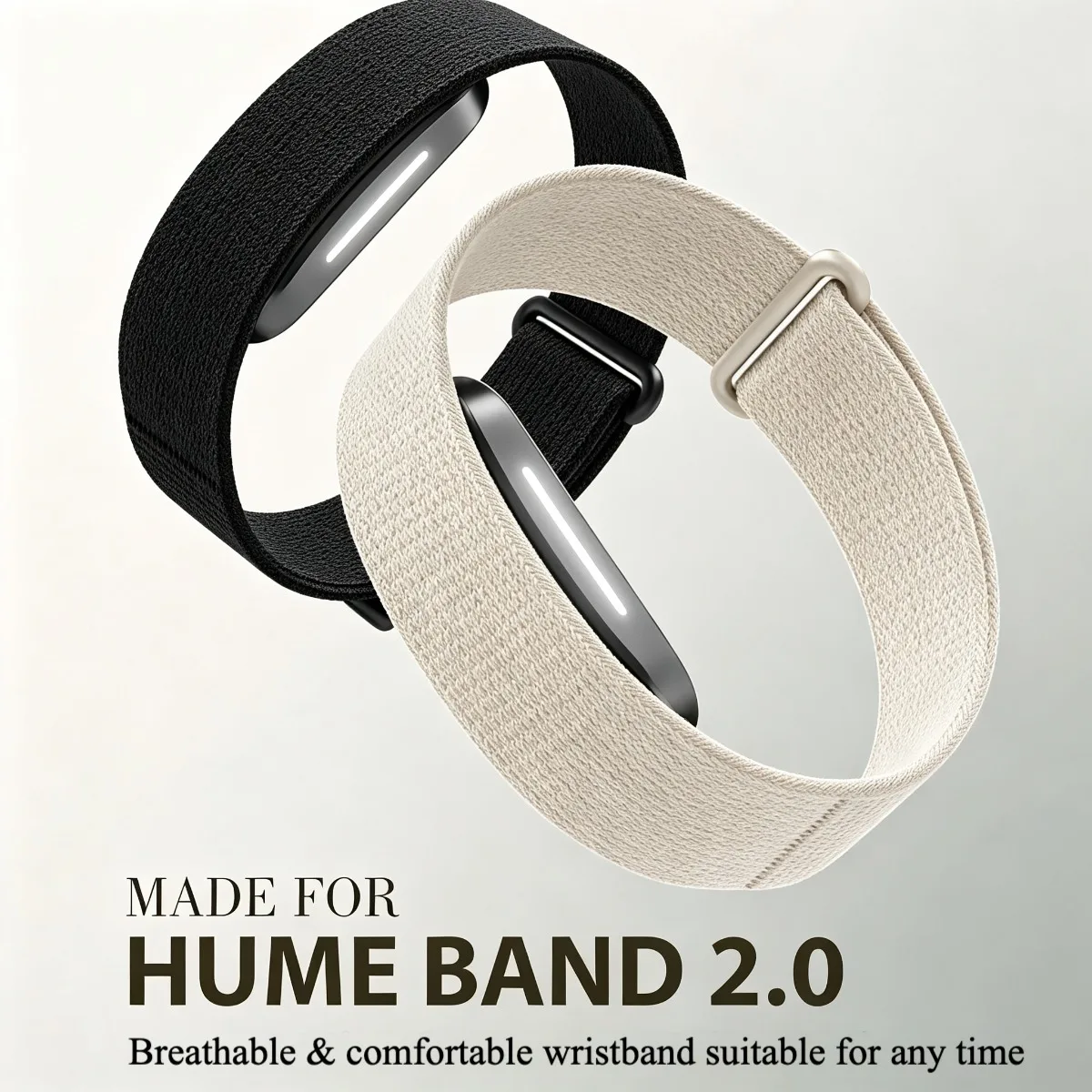 Lightweight Nylon Breathable Wristband for Hume Band 2.0 Suitable for Sports Fitness Daily Health Tracking