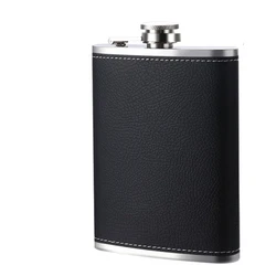 8oz Hip Portable Pocket Hip Flask Outdoor Travel Stainless Steel Flask Whiskey Drink Alcohol Flasks 8oz Steel Hip Flask Flagon