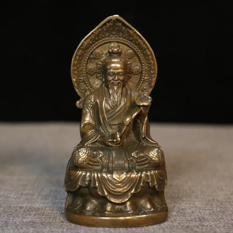 Three Immortals and Daozu Ornaments, Statue of Dao De Yuan Shi Ling Bao Tian Zun, Home Decorative Crafts