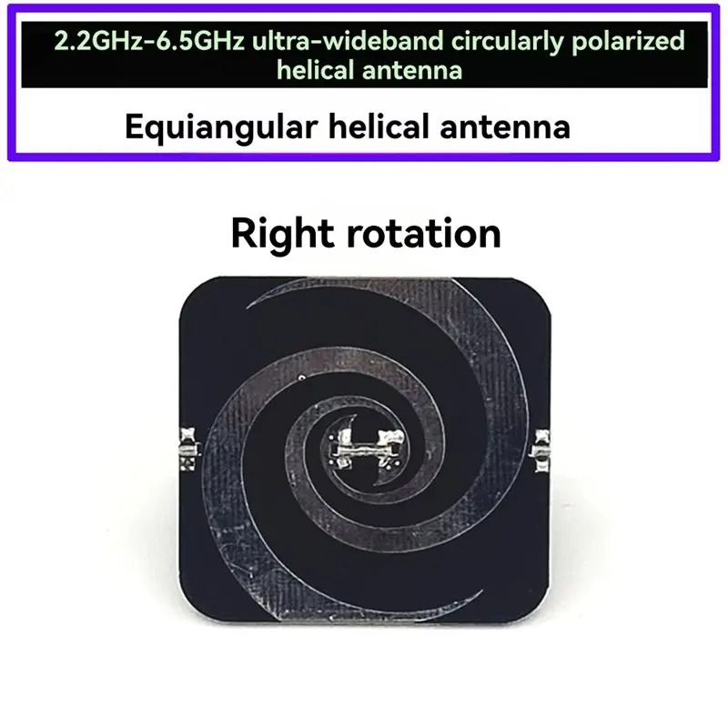 B24B UWB Antenna External Thread Internal Hole 50W 50Ω UWB Ultra-Wideband Antenna Right