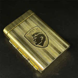 عتيقة Peaky Blinders علبة سجائر عقد 14 سيجارة الإبداعية معدنية التدخين مربع تخزين اكسسوارات التبغ المحمولة للرجال أفضل 10 ولاعة بيكي بليندر مبيعا - رقم 9