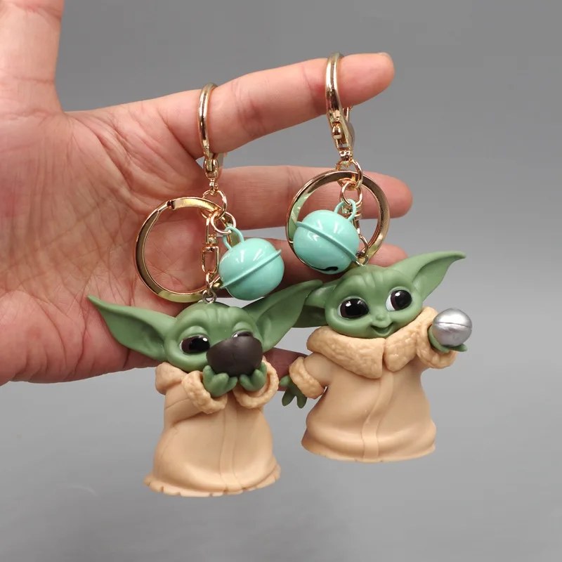 

Cute Baby Yoda Keychain Action Figure Toys Mandalorian Yoda Baby Figure Action Toys Star Wars Yoda Hot Kids Toys Gifts