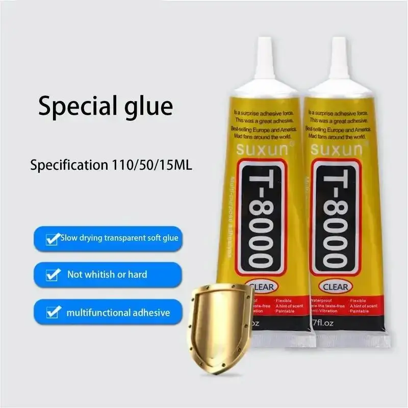 T8000 Phone Repair Glue Phone Screen Glue Cell Phone Adhesive Phone Glue Electronic Glue T8000 Multifunction DIY Phone Adhesive