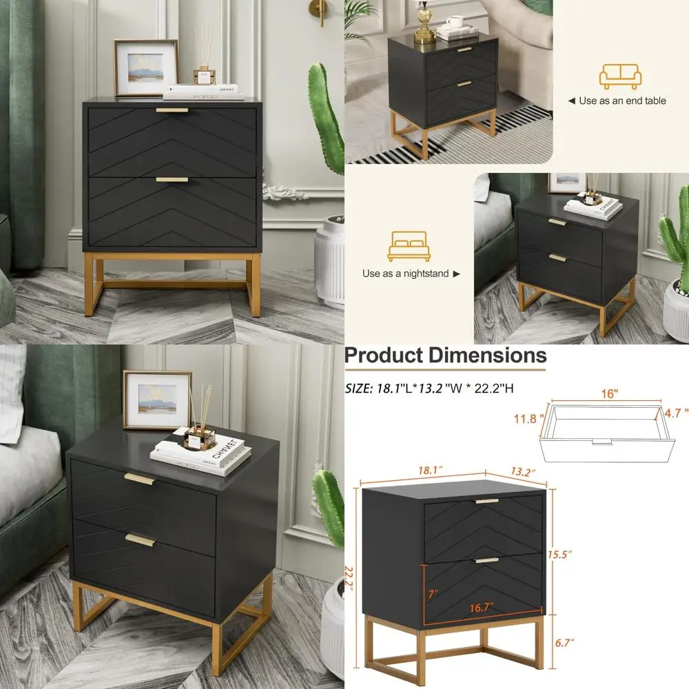 مجموعة منضدة حديثة ذات درجين، خزانة غرفة نوم صغيرة، خزانة غرفة المعيشة، منضدة للمنزل المعاصر