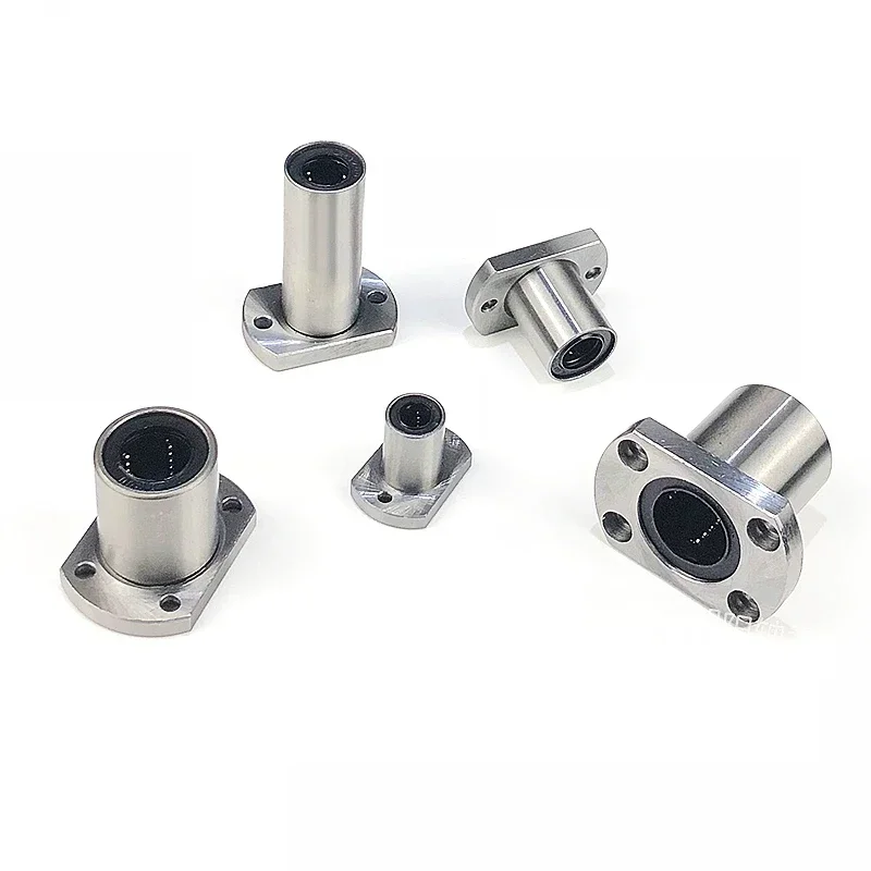 1PCS LMH16UU 16mm Ellipse Flange Linear Motion Ball Bushing Bearing 16x28x37 mm LMH16 for CNC Router Shaft Rod 3D Printer