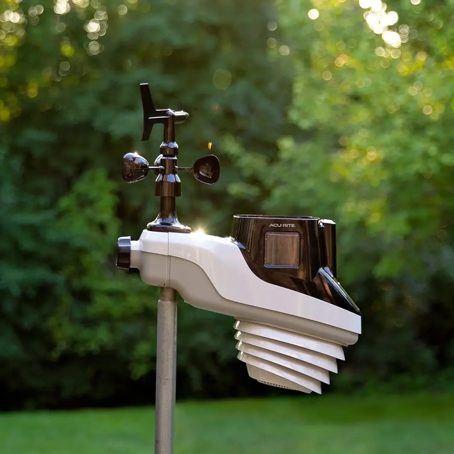 Professional Home Weather Station with WiFi Display, Lightning Detection, Temperature, Humidity, Rain Gauge