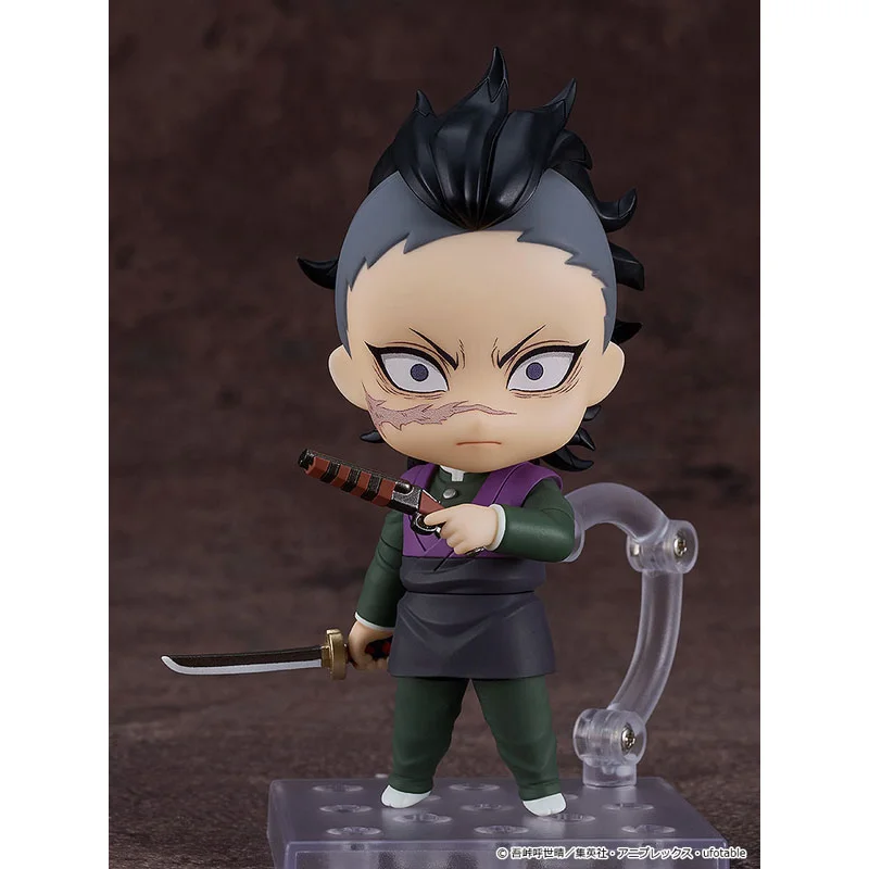 In Stock Good Smile GSC 2505 Nendoroid Demon Slayer: Kimetsu no Yaiba Genya Shinazugawa Anime Figure Action Model Toys Gift