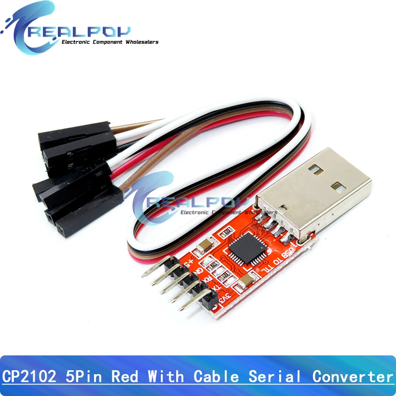 3pcs/lot =1PCS PL2303HX +1PCS CP2102 +1PCS CH340G USB TO TTL for arduino PL2303 CP2102 5PIN USB to UART TTL Module With Cable