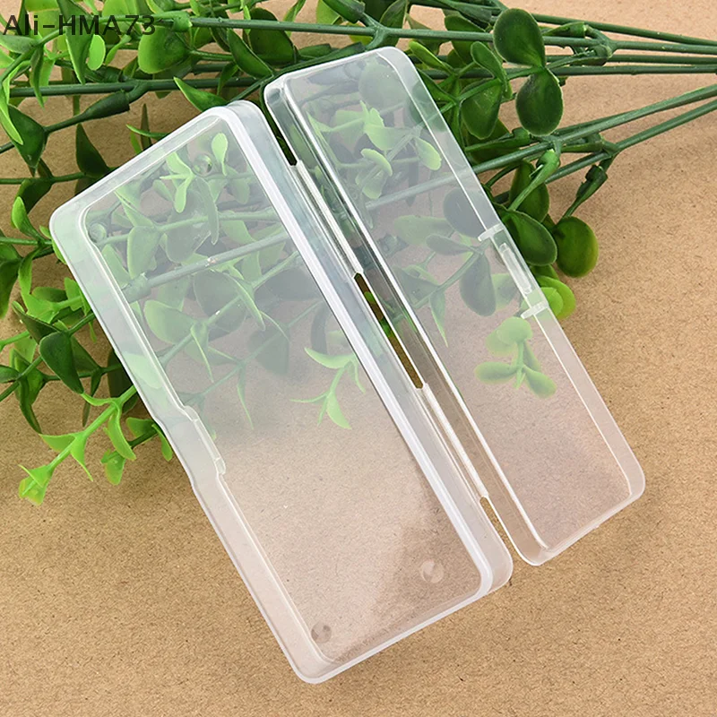 (YY) 1 قطعة 2025 جديد البلاستيك الشفاف مستطيل صندوق تخزين زجاجة صلصة شوكة الفاكهة صندوق تخزين صندوق تخزين فارغ علبة مجوهرات #3