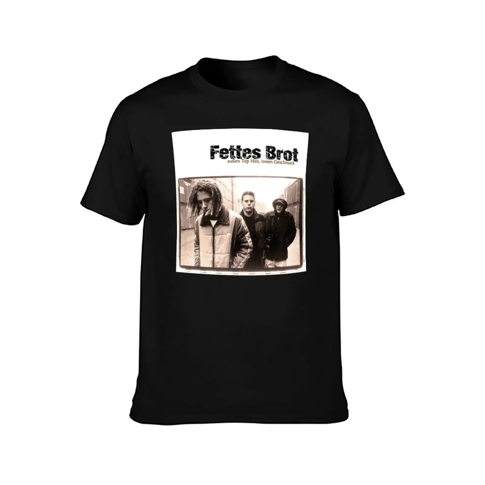 Fettes Brot - Au?en Top Hits, innen Geschmack Album 1996 T-Shirt Street Fashion Casual Tee Shirt T-Shirt