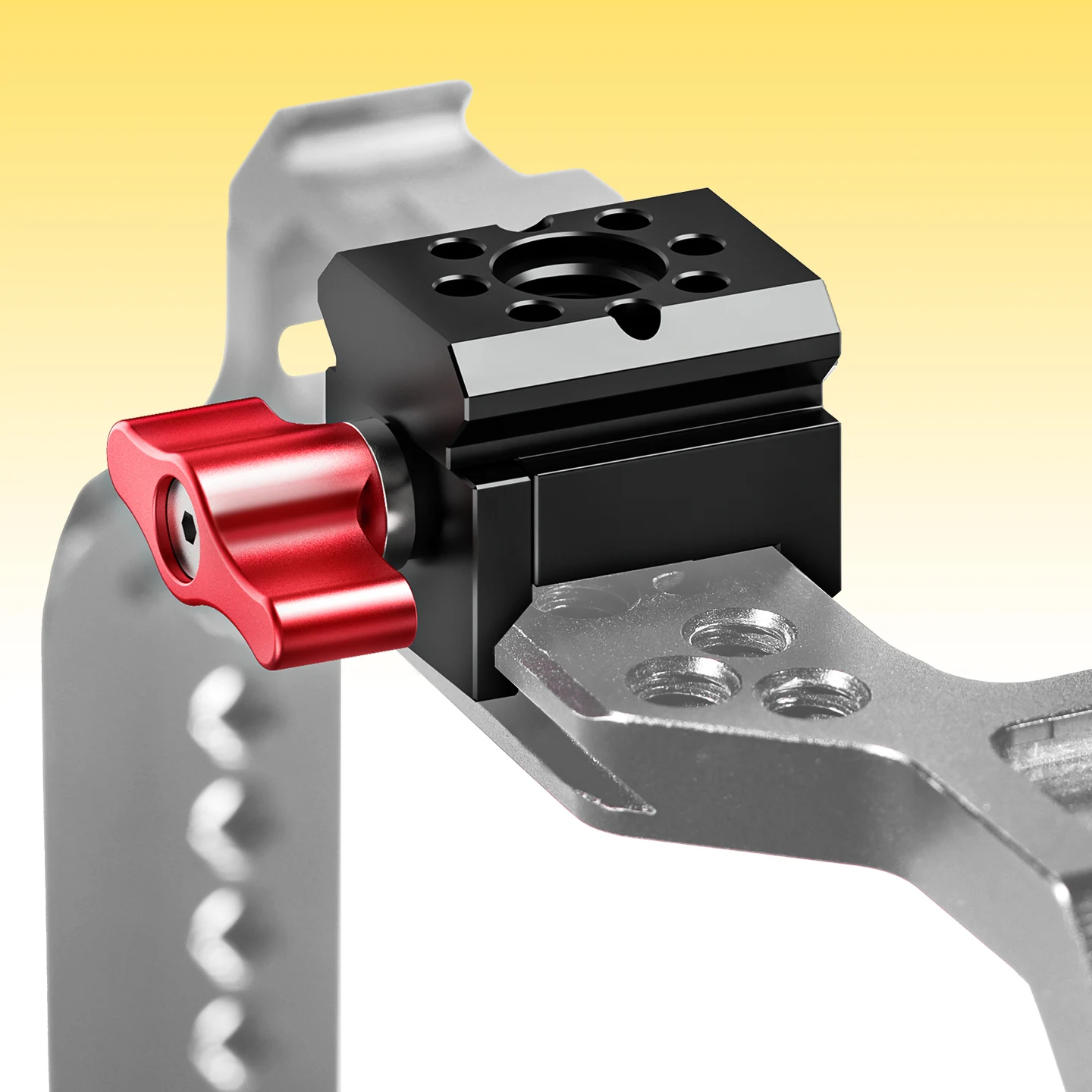 Bgning NATO-Klemme 1/4 3/8 ARRI-Positionierungshalterung für DJI Stabilisator Kamerakäfig Schnellverschluss Mikrofon Monitor Magic Arm Adapter – Detail 2