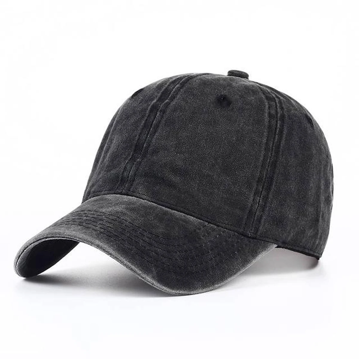 Unisex Light Washed Solid Color Baseball Caps Spring and Autumn Outdoor Adjustable Casual Hats Hip Hop Hat Sunscreen Hat