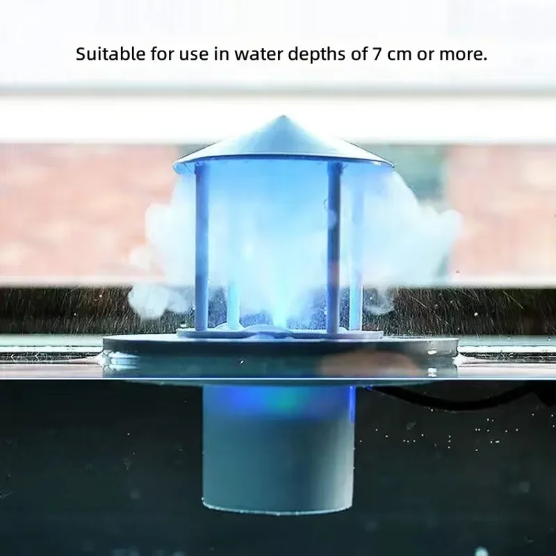 for Ultrasonic Atomizer Head with Colorful Lights Mist Maker for Rockery Fish Tank Bonsai View Humidifier Head Flowing Water