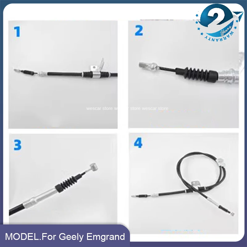2pcs/set Original Hand Brake Cable for Geely Emgrand EC715 EC718 EC7-RV Parking Brake Line
