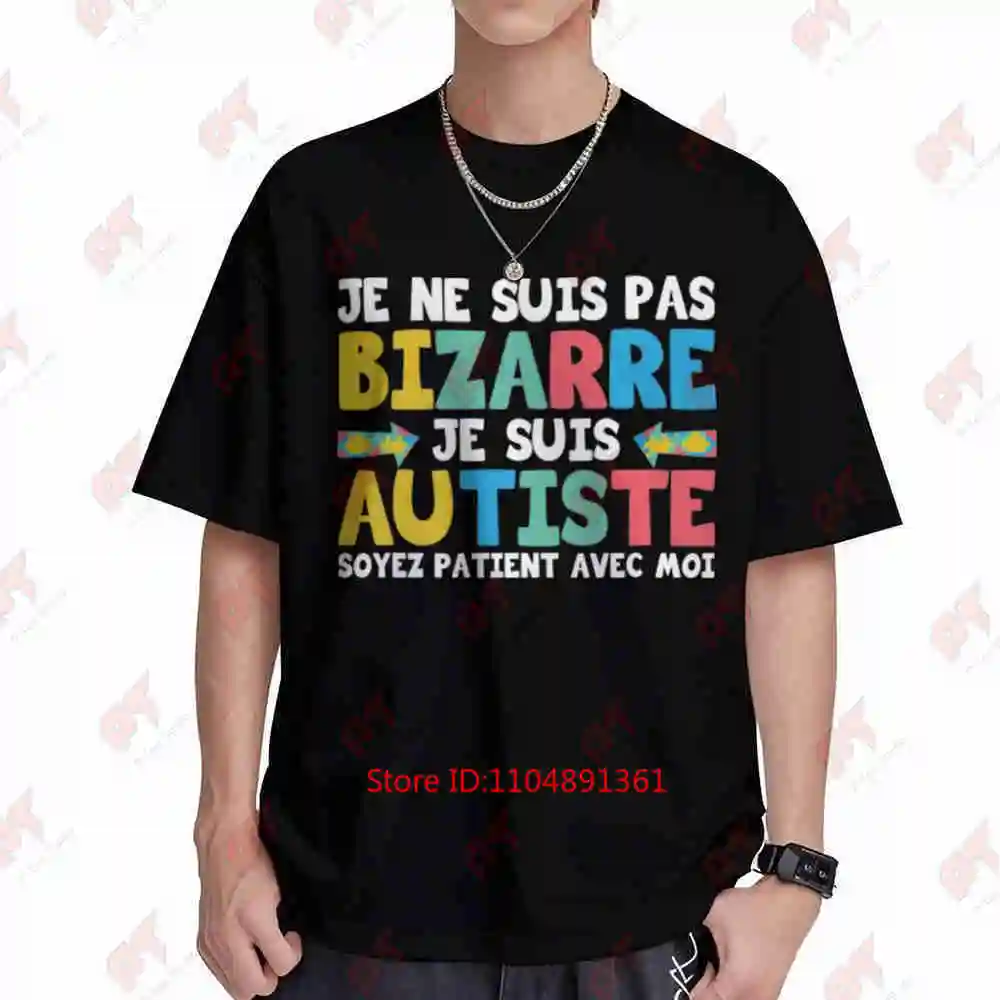 I'm Not Weird Autism Awareness Autistic Short Sleeve Tee 100% Cotton T-Shirt