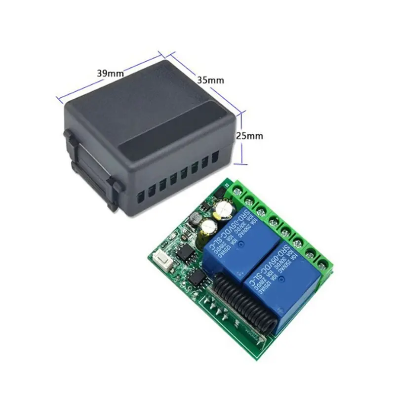 A31T 2 Channel Motor Control Switch 5V 12V 24V Forward Reverse Wireless Remote Control 433M