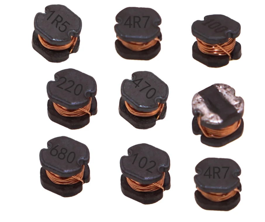 20PCS SMD Power Inductors CD43 1uH 1.5uH 2.2uH 3.3uH 4.7uH 6.8uH 10uH 100uH 150UH 220UH 330UH 470UH 680UH 1000UH