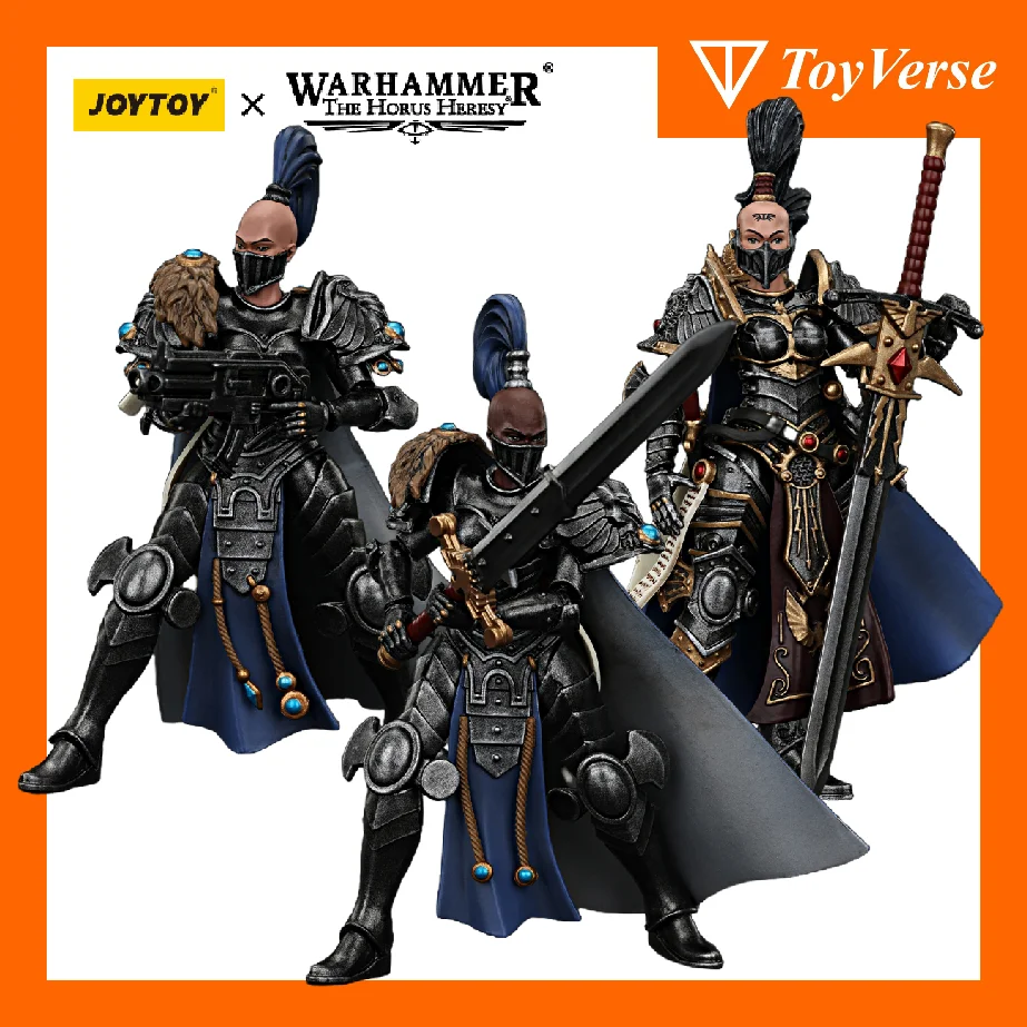 

[IN STOCK] JOYTOY Warhammer 30k 1/18 Action Figure Sisters of Silence Argent Lynx Vigilator Cadre 3PCS Model Toy