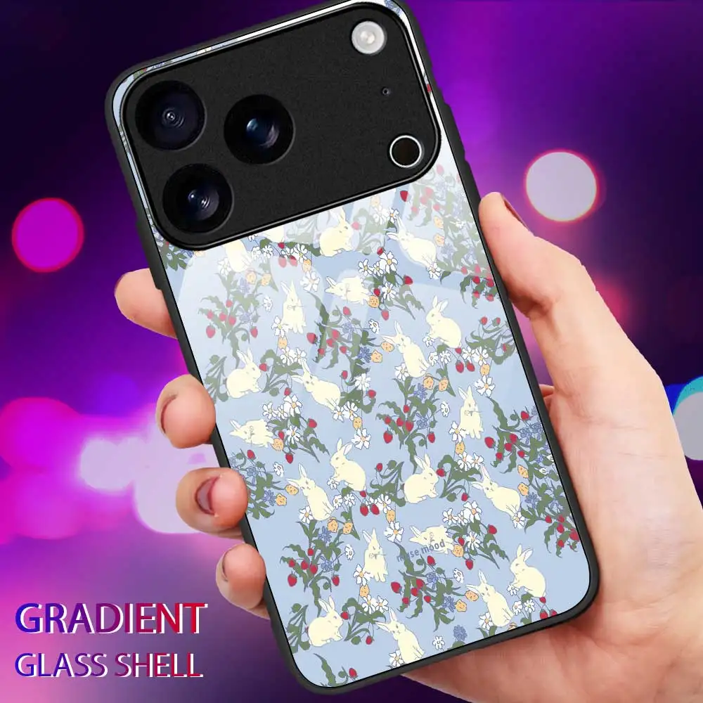 حافظة لهاتف آيفون 17 برو ماكس 17 اير 16 15 14 برو ماكس بلس 13 12 11 برو ماكس 16e XS ماكس XR X 7 غطاء زجاجي