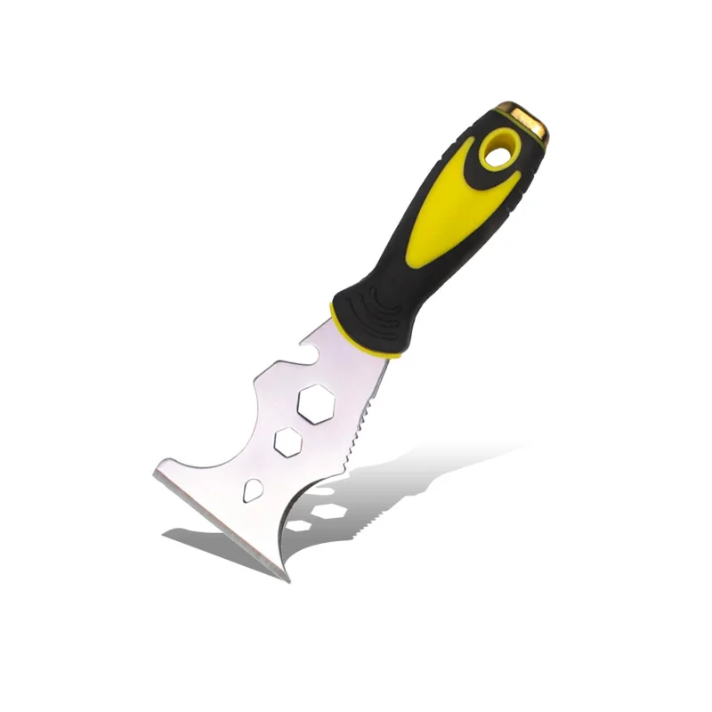 15 in 1 Multi Use Putty Knife Stainless Steel Paint Scraper Removal Construction Tool for Wallpaper Can Opener Home DIY