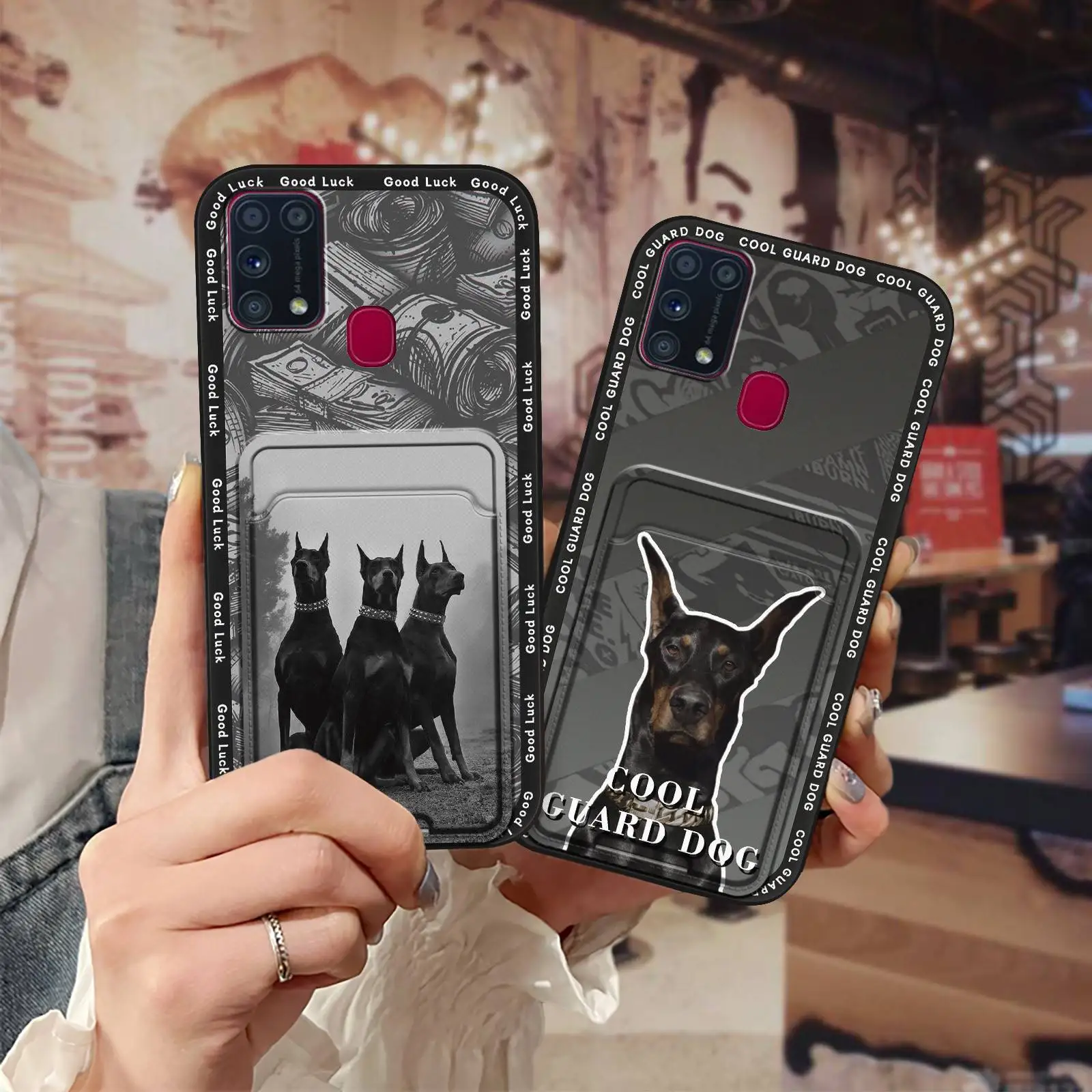 

Модный дизайнерский грязеотталкивающий чехол для телефона Samsung Galaxy M31/M31 Prime/M21S/F41, силиконовый водонепроницаемый чехол из ТПУ с отделением для карт