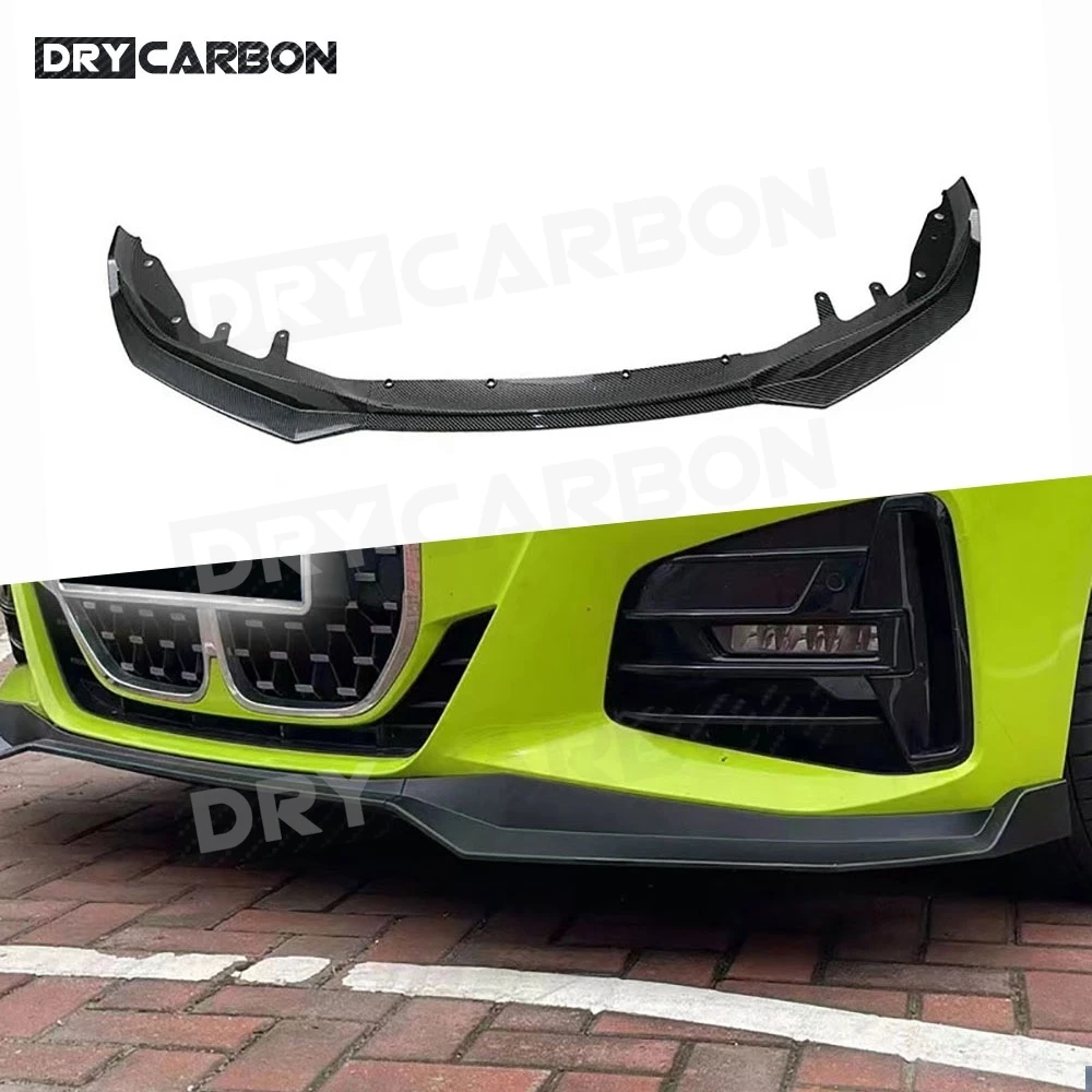 

M Style Front Bumper Lip Splitters Spoiler Body Kit For BMW 4 Series G22 G23 M Sport 2021-2023 ABS Car Bumper Guard Accessories
