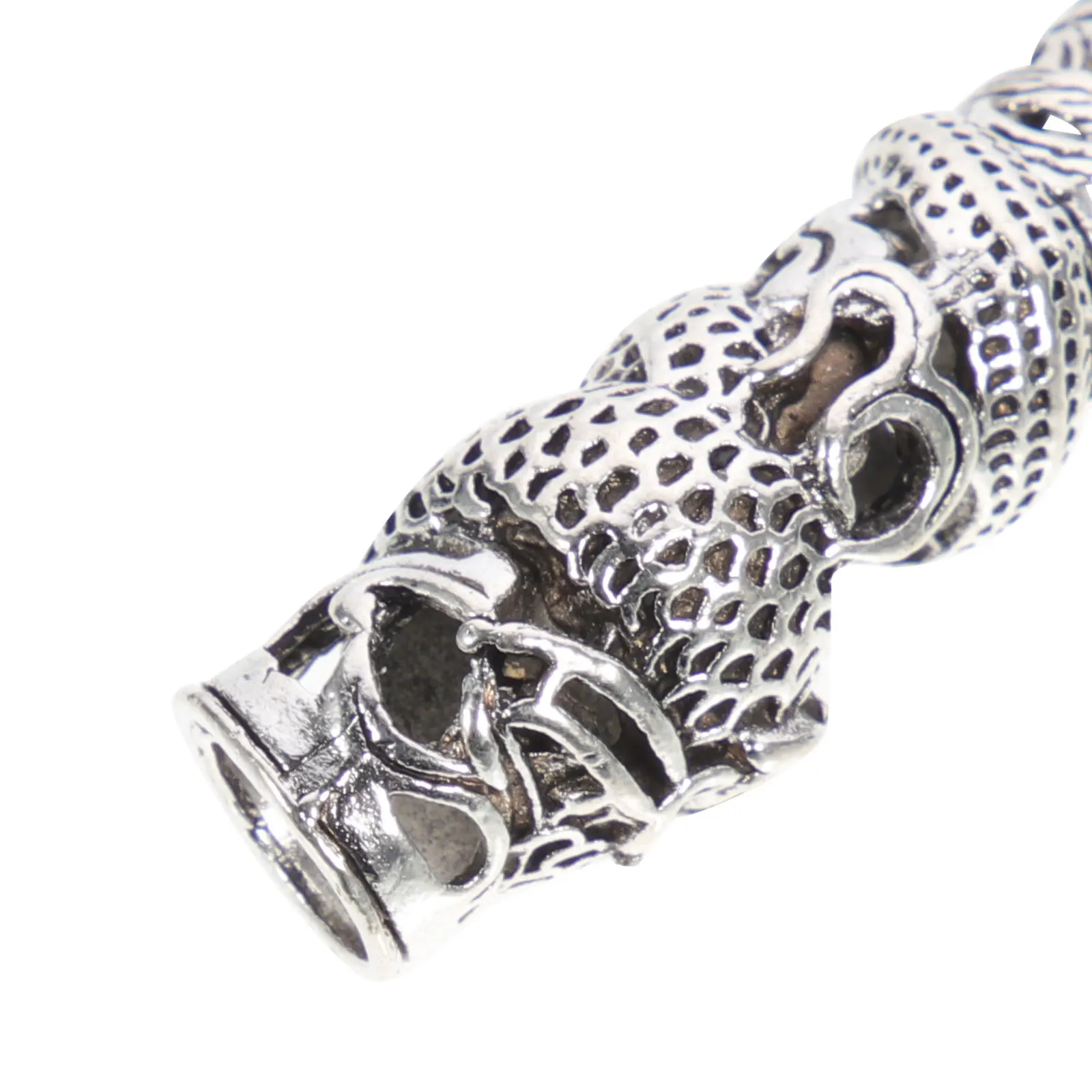 4 Uds. De puños para el cabello de aleación hueca, cuentas trenzadas de rastas de Metal, tubos de filigrana ligeros, anillos trenzados para el cabello, decoración de fiesta