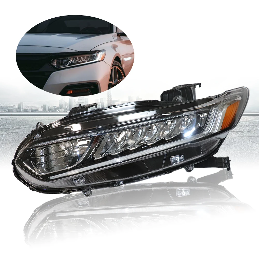 Left Halogen Headlight For 2018-2020  Honda Accord Models