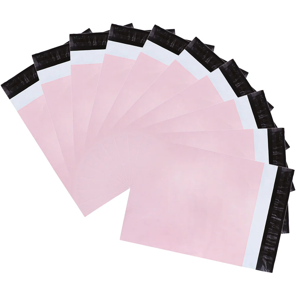 100 قطعة أكياس بريدية سميكة من البوليستر ذاتية الغلق أكياس شحن مقاومة للاهتراء أكياس التعبئة السريعة للملابس مغلفات بريدية