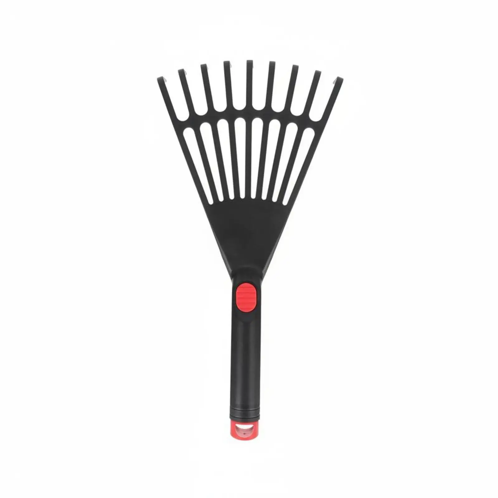 Garden Rake Multi Purpose 9 Tooth Rake Hand Soil Loosener for Flower Bed, Home Yard