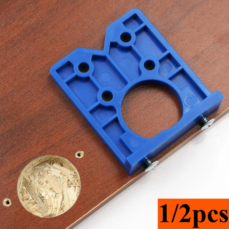 35mm Concealed Hinge Boring Jig Wood Furniture Door Cabinets Hinge Installation Tool Hinge Hole Drilling Guide For Carpentry ABS
