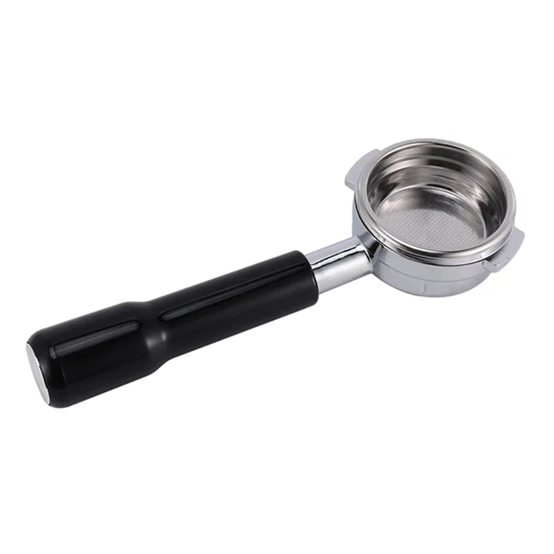 Portafiltro professionale per caffè espresso UNCL 2X 58MM senza fondo in acciaio inossidabile con cestello filtro per tazze singole e doppie